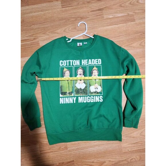 Mad Engine Elf Movie Men Shirt Crewneck XL Cotton Headed Ninny Muggins Pre-Owned - Picture 6 of 7